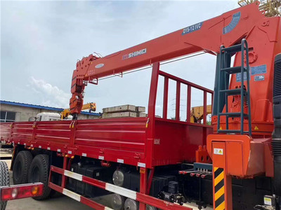 石煤12吨随车吊出售 东风畅行后八轮平板车价格与配置解析