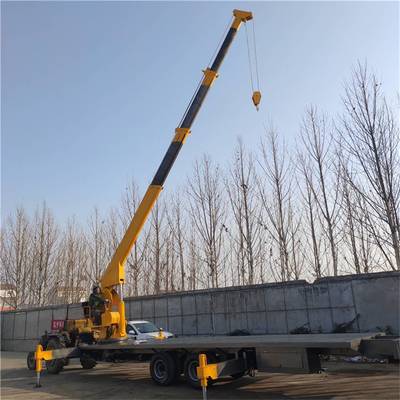 农机革新新标杆 德建多功能拖拉机自备吊与清障车