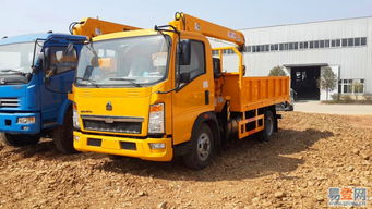 豪沃蓝牌3.5吨随车吊厂家惊爆价促销